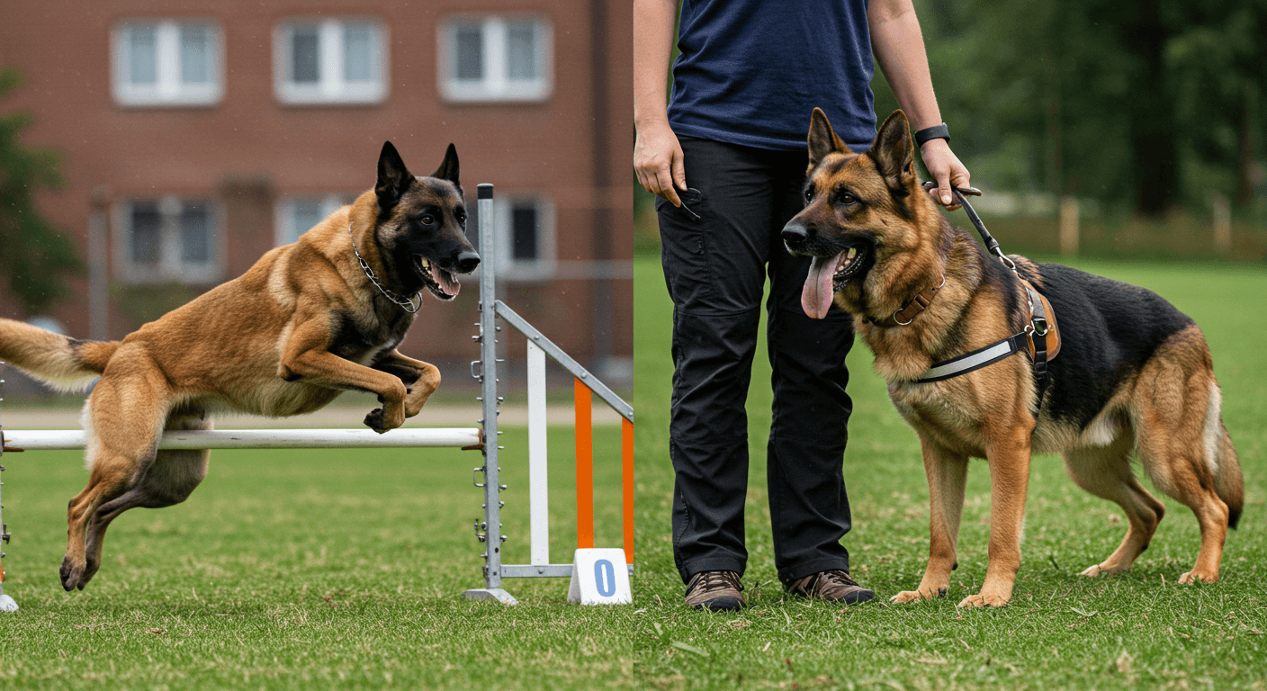 Belgian Malinois vs German Shepherd