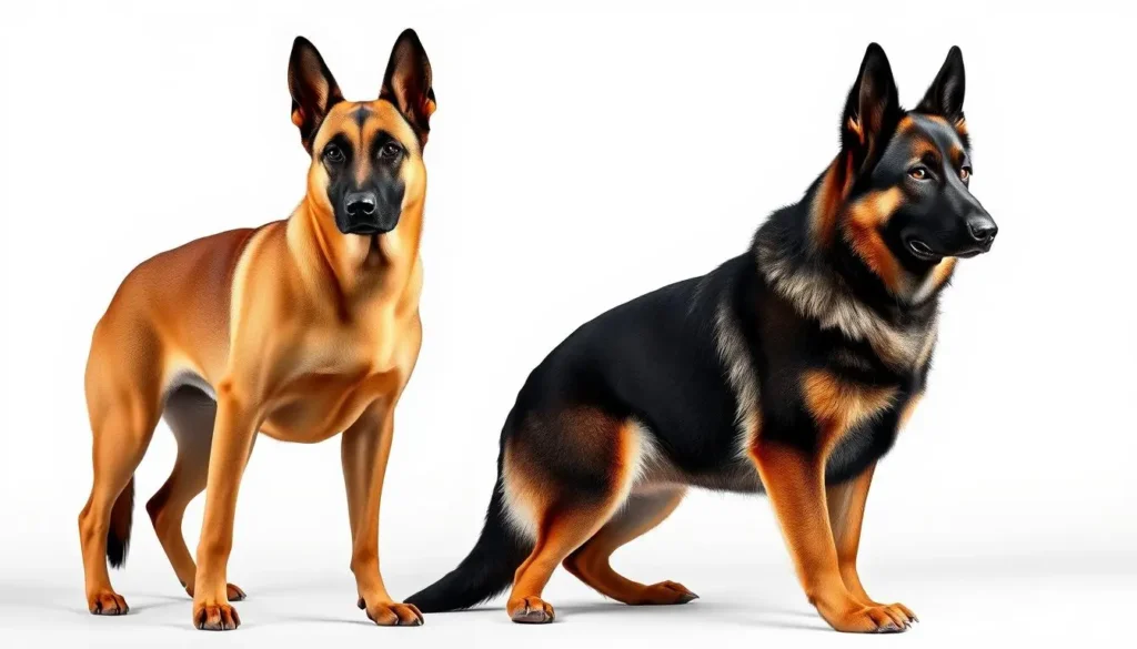 Belgian Malinois vs German Shepherd