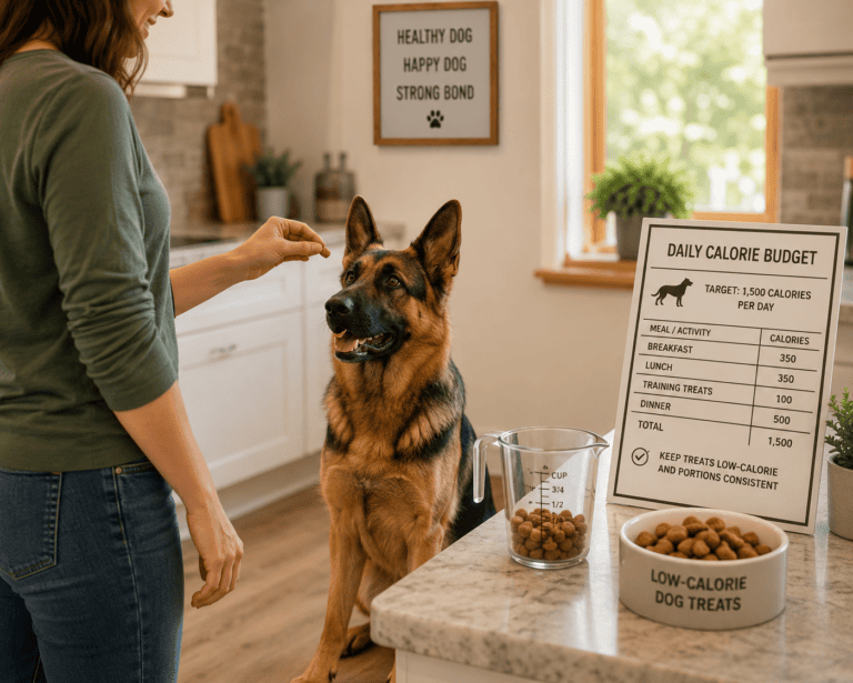 German Shepherd Treats and Calorie Budgeting: Reward Without Overfeeding