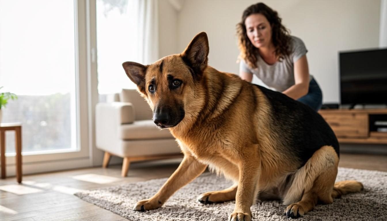 food allergies in german shepherds symptoms - German Shepherd scratching itchy skin