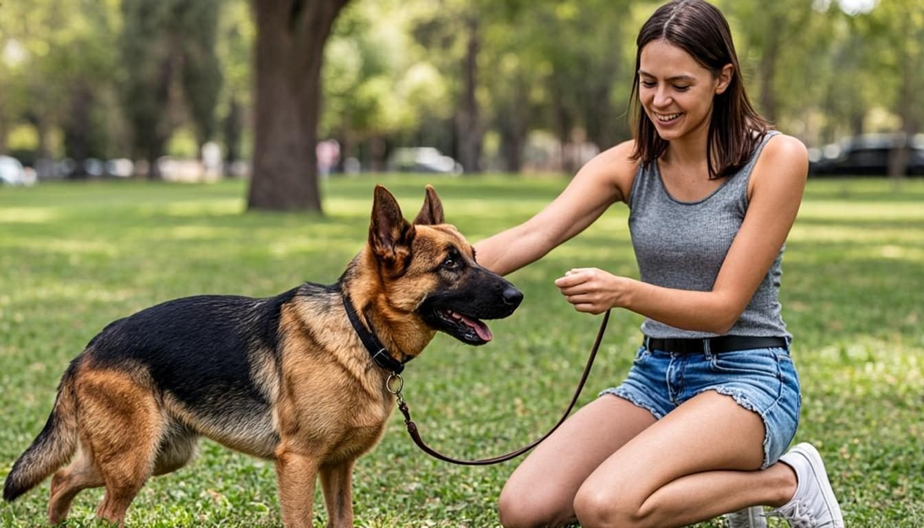 German Shepherd Adolescence: What Changes and How to Support Your Teen Dog 2 Training a German Shepherd through adolescence: reward-based leash work for the teen phase