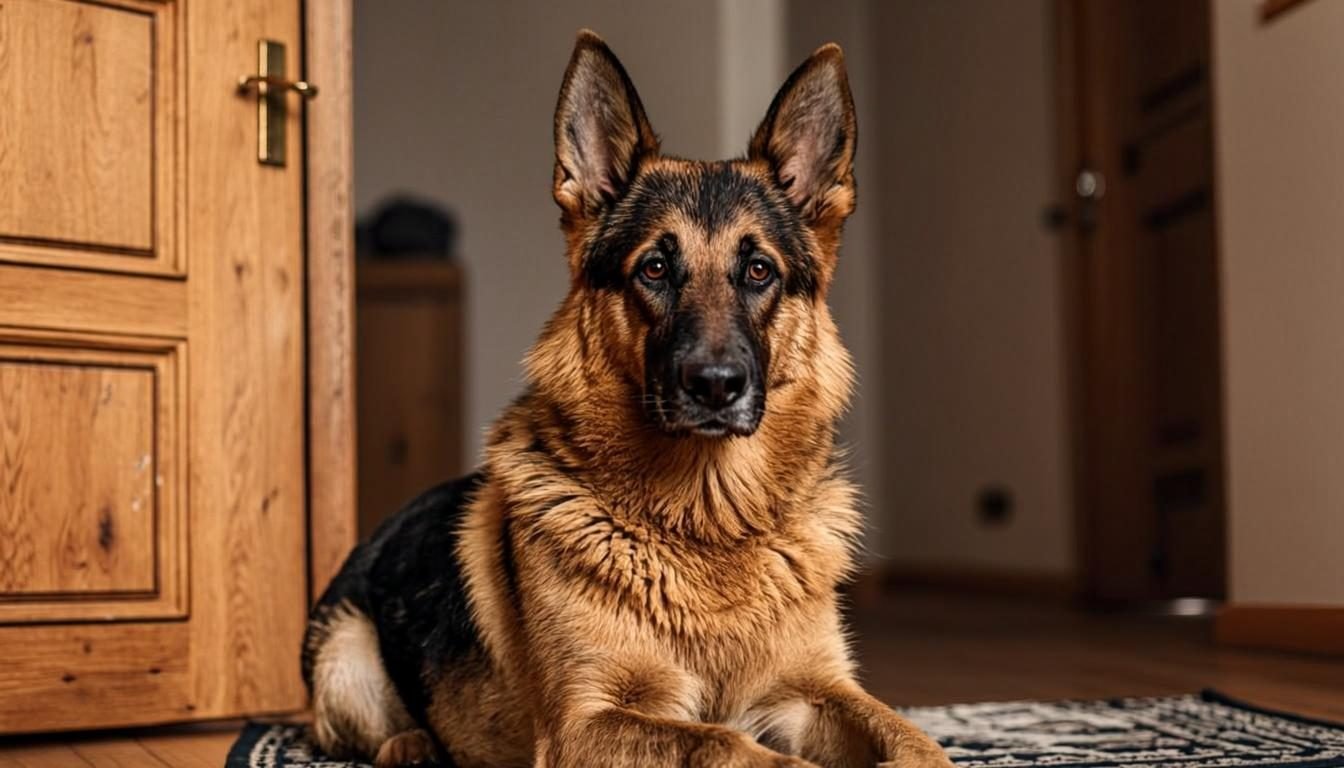 5 Critical German Shepherd Care Mistakes Every Owner Must Avoid 2 German Shepherd care mistakes: a Shepherd waiting alone at the door shows routine inconsistency