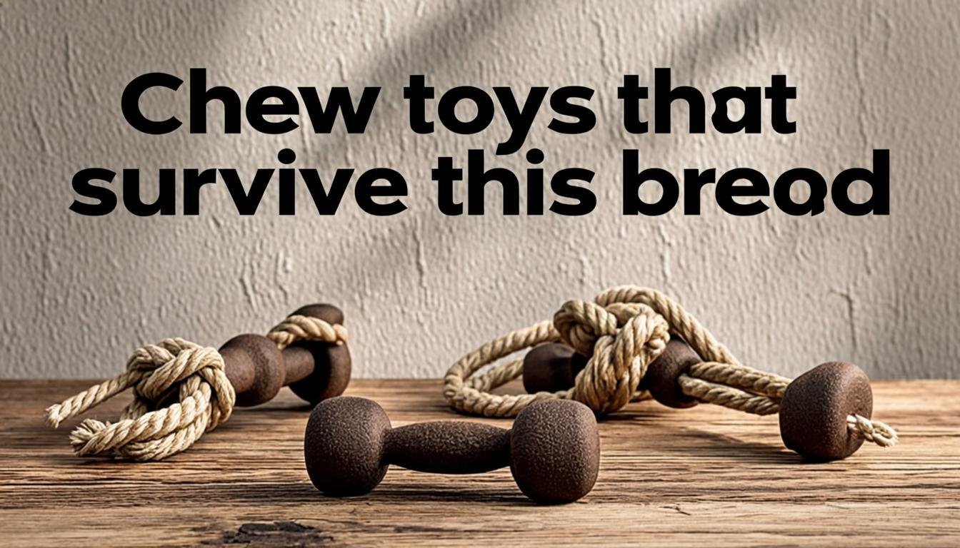 chew toys lineup that survive german shepherd chewing