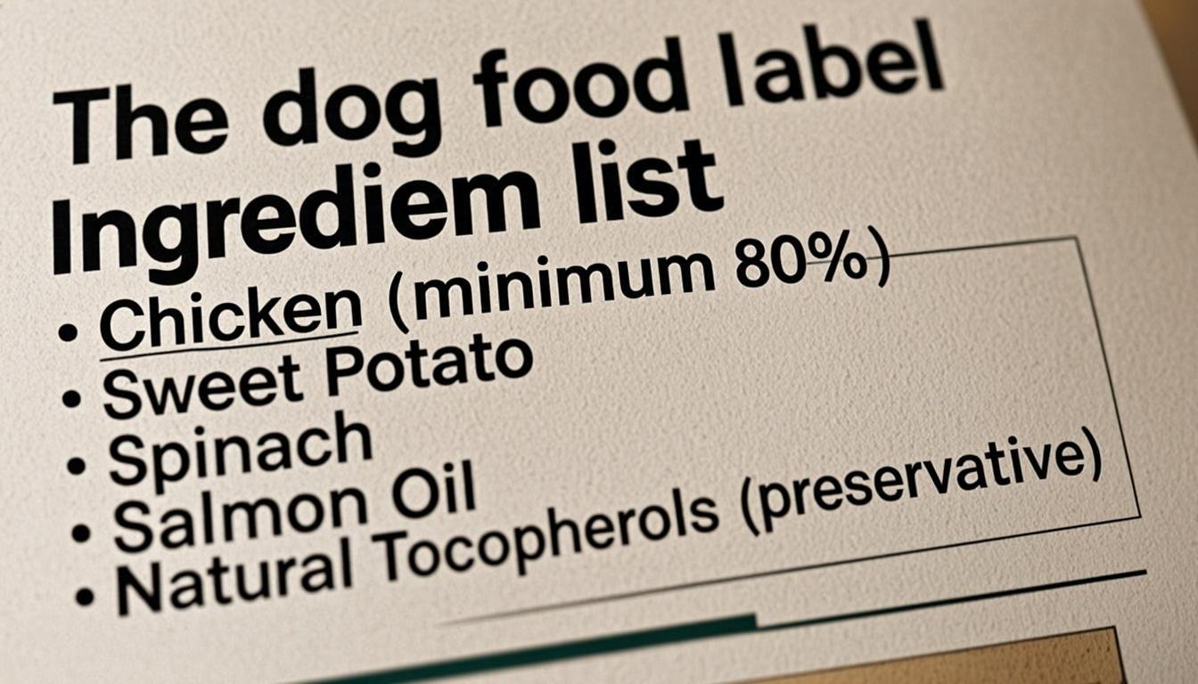 How to Read a Dog Food Label: 9 Smart Vet-Backed Steps 1 dog food label ingredient list panel close-up
