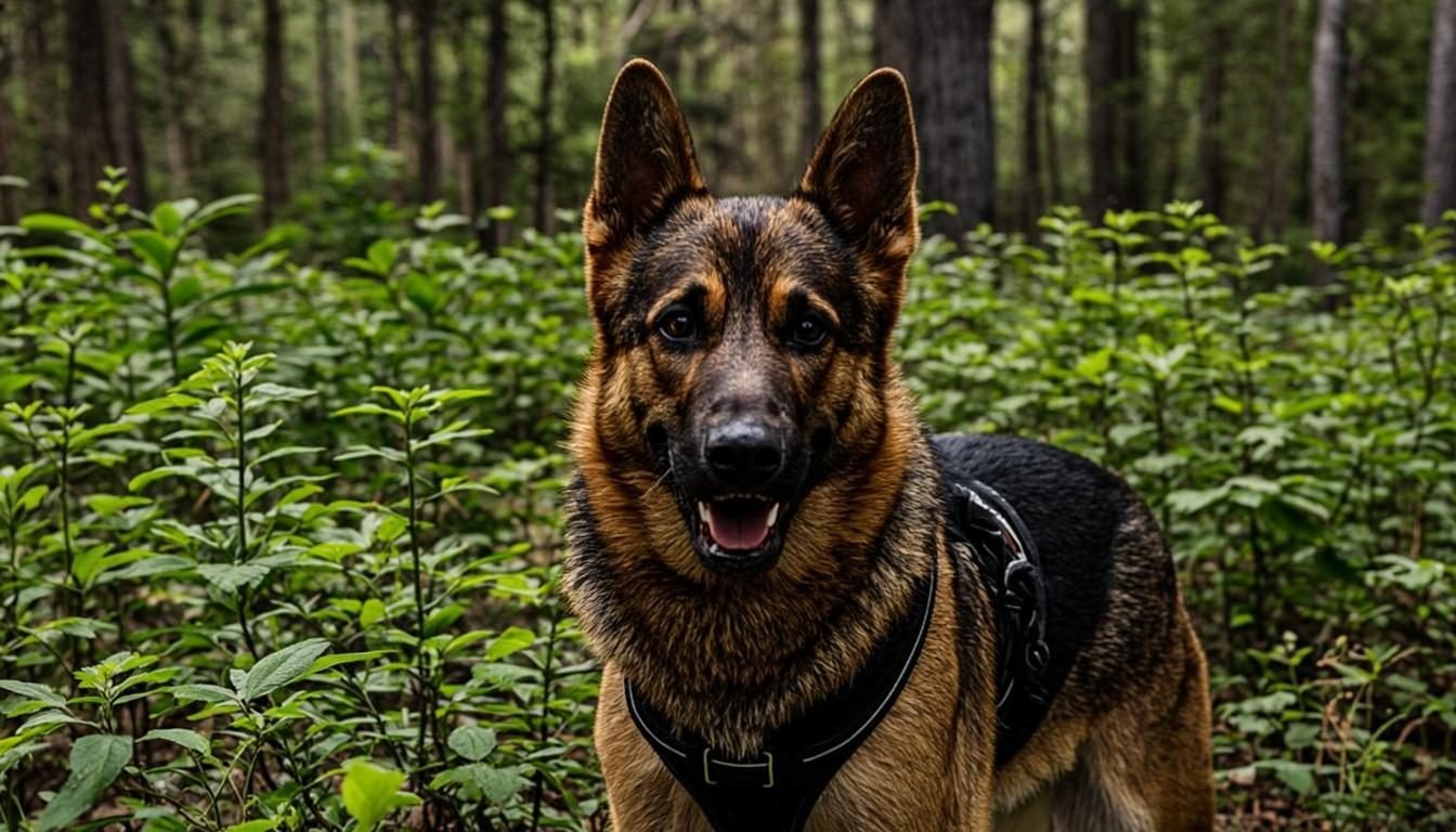 Loyalty Unleashed: The Tale of Max, the Heroic German Shepherd 3 Heroic German Shepherd search and rescue dog at work