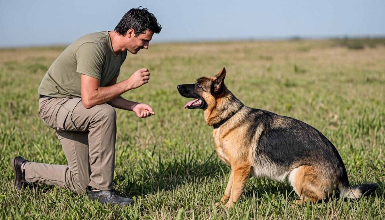 Private German Shepherd Trainer: 9 Standards of Excellence 4 Private German Shepherd trainer in a one-on-one session