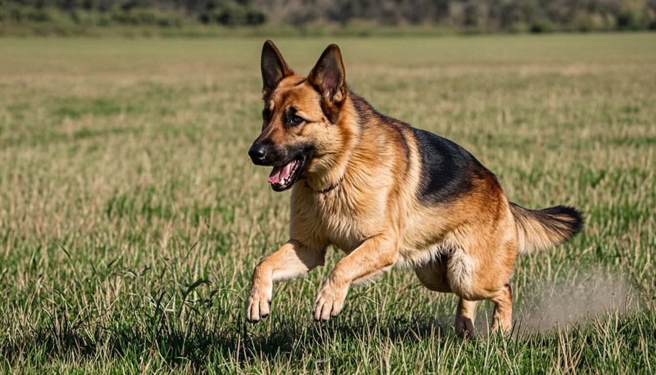 Best Joint Supplements for German Shepherds: 7 Joint-Support Picks (2026) 2 Best joint supplements for German Shepherds — glucosamine and omega-3 chews beside an active German Shepherd
